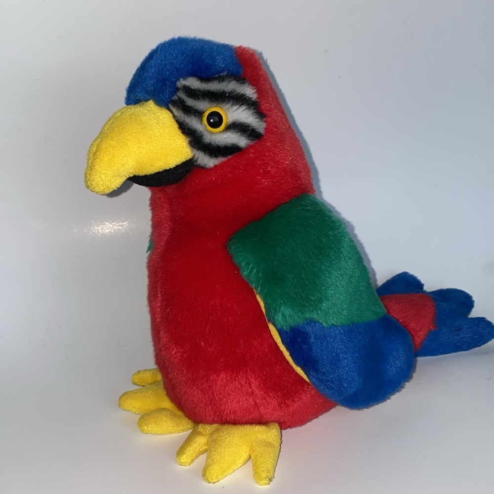 Jabber the Parrot Ty Beanie Baby Buddies Plush Toy 1999